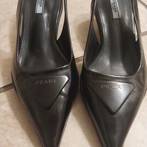 Prada Black Heels